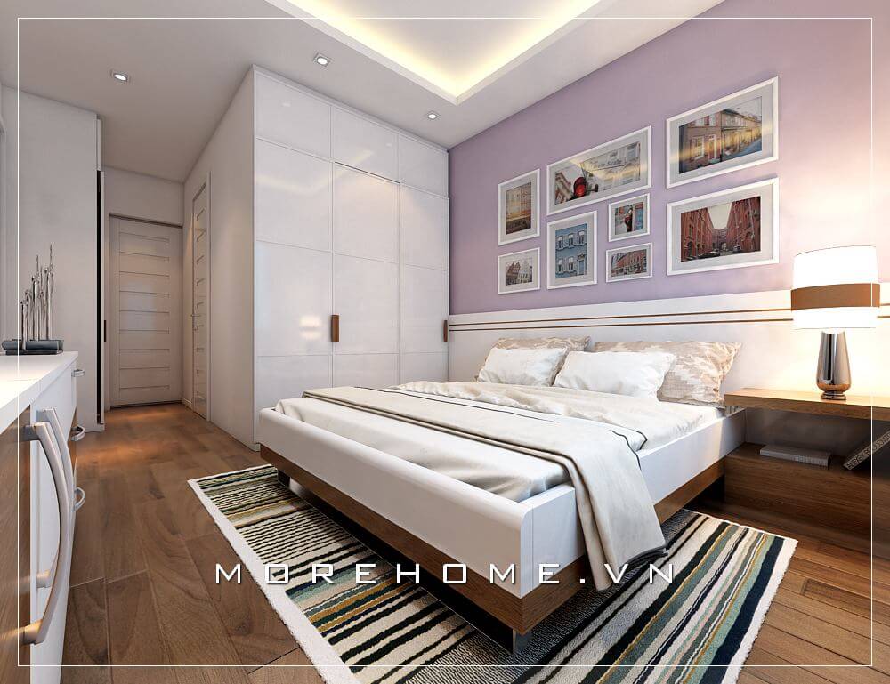 Tủ quần áo màu trắng